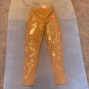 Carmel Vinyl Leggings